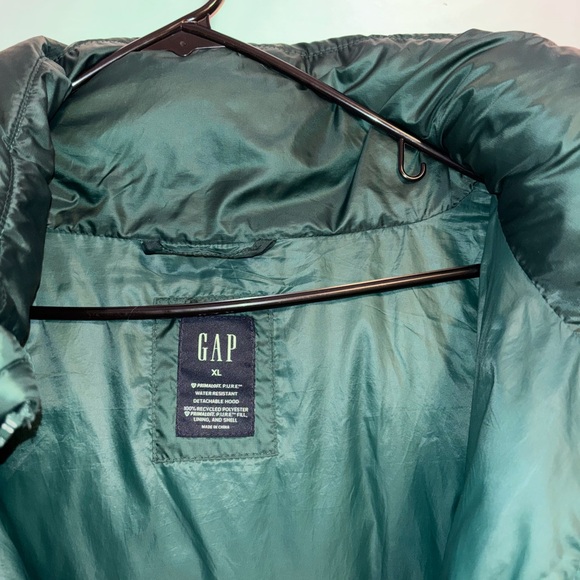 Gap Green Puffer Coat - Picture 3 of 4
